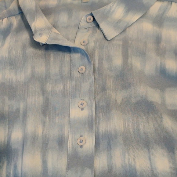 Calvin Klein. Blue Tie-Dye women's shirt - Picture 3 of 10